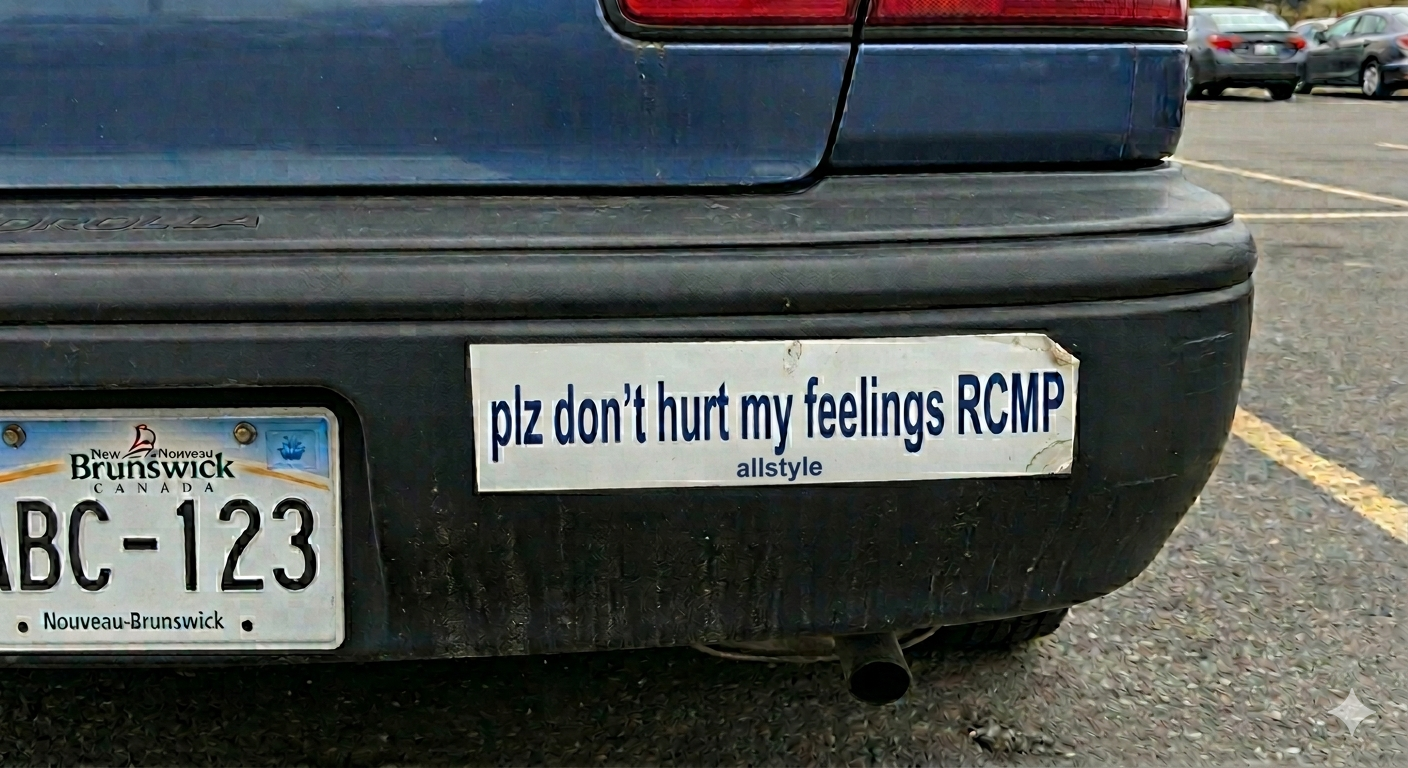Plz don’t hurt my feelings slap sticker