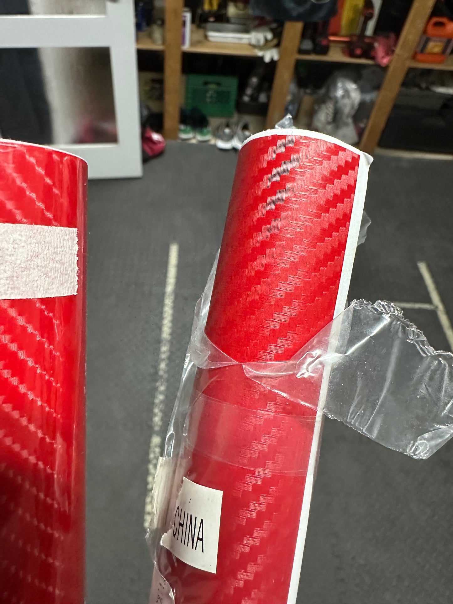 Red Carbon Wrap