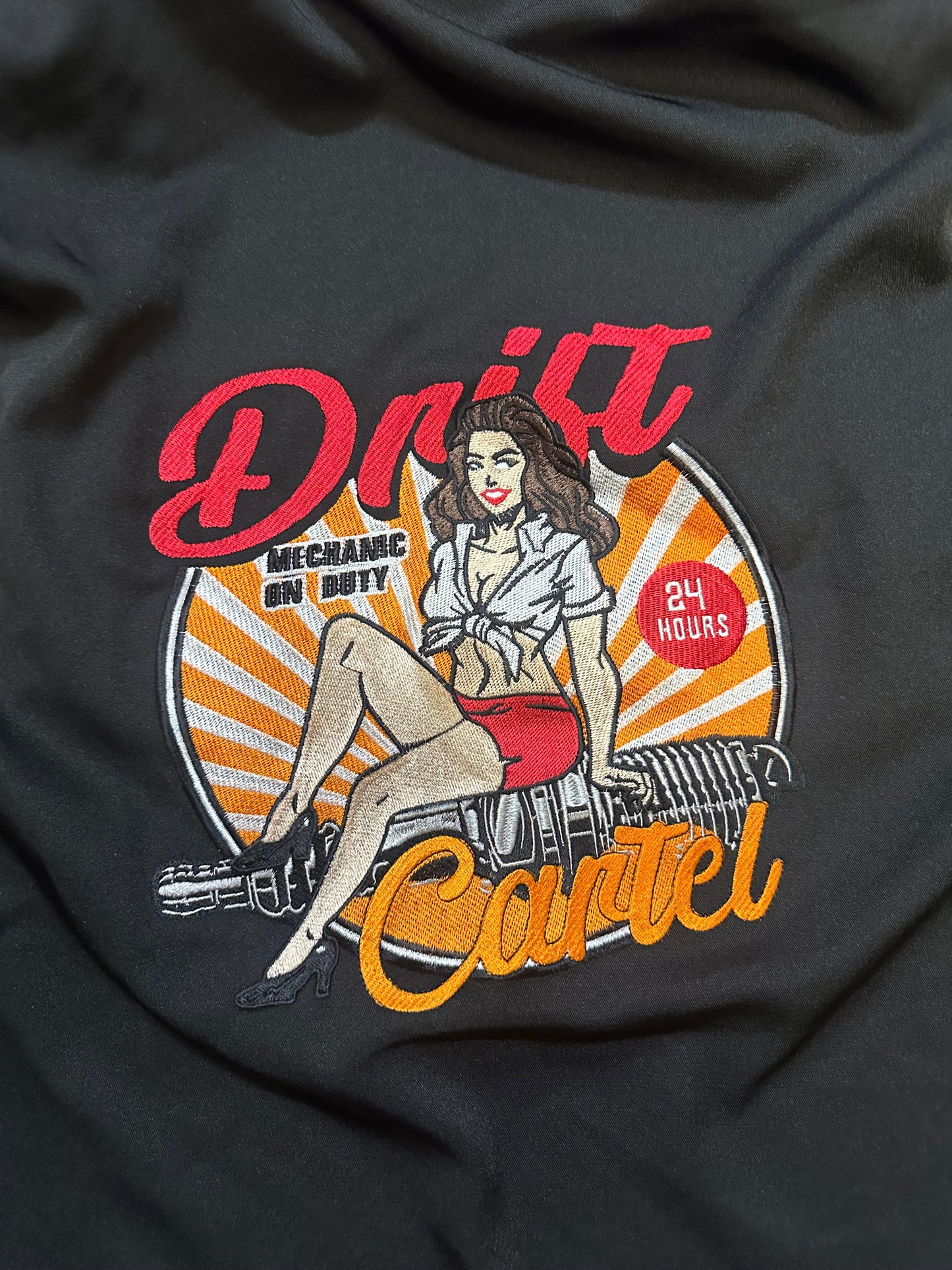 Drift Cartel Mechanic Tee Button Up Size XL