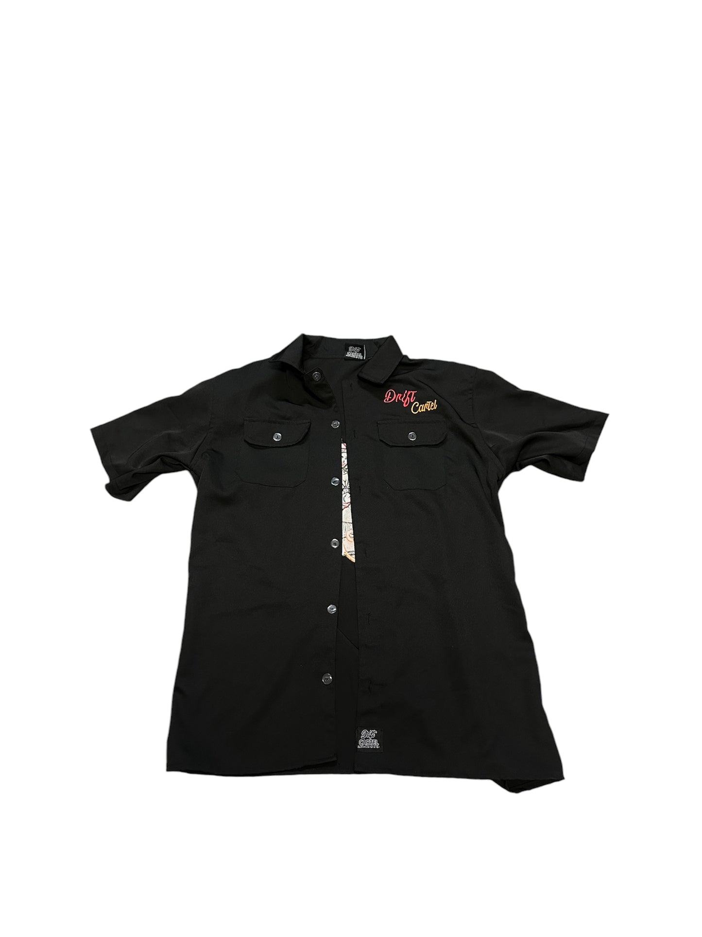 Drift Cartel Mechanic Tee Button Up Size XL