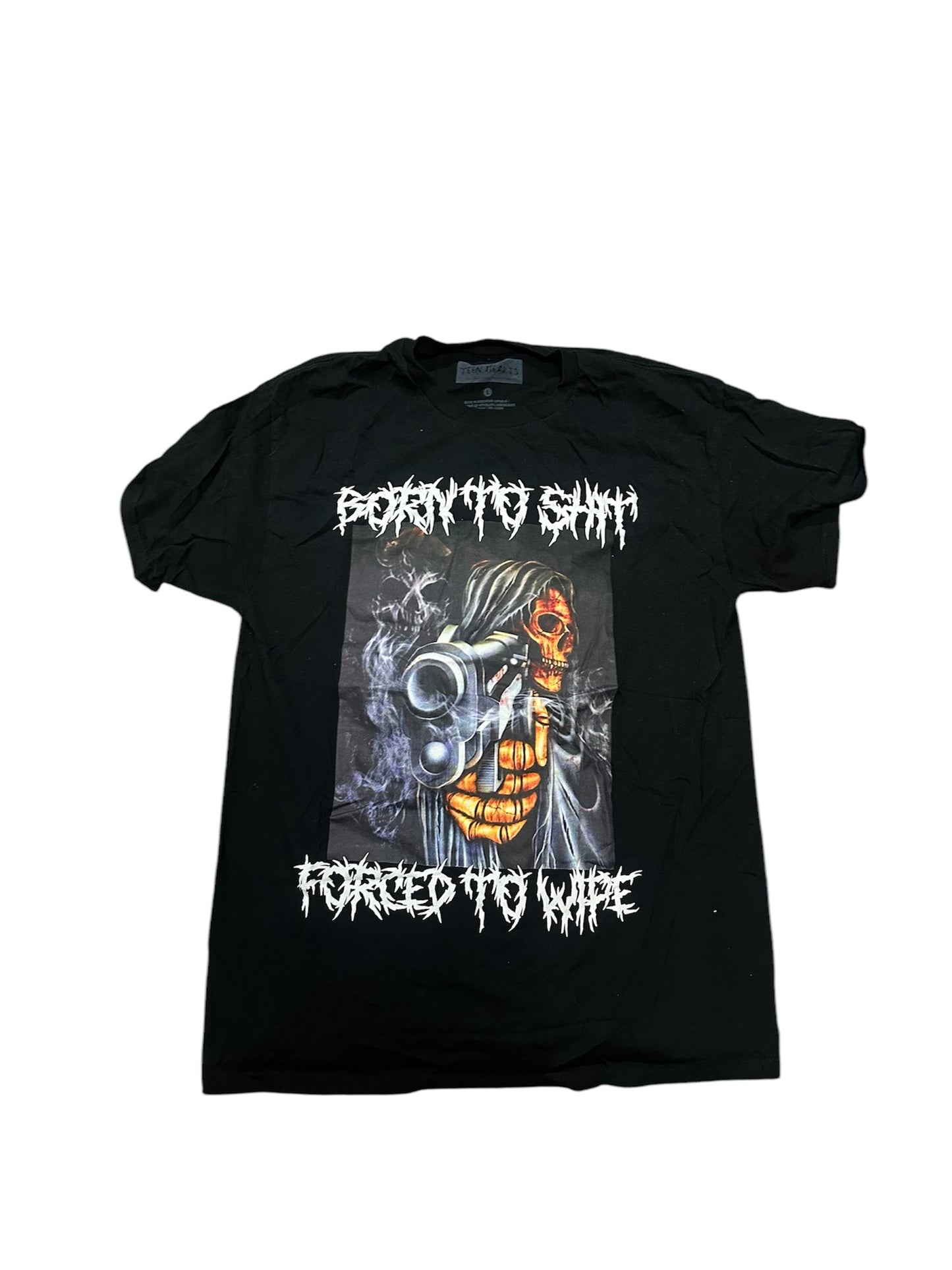 Born To Sh!t Forced To Wipe Tee Size Large
