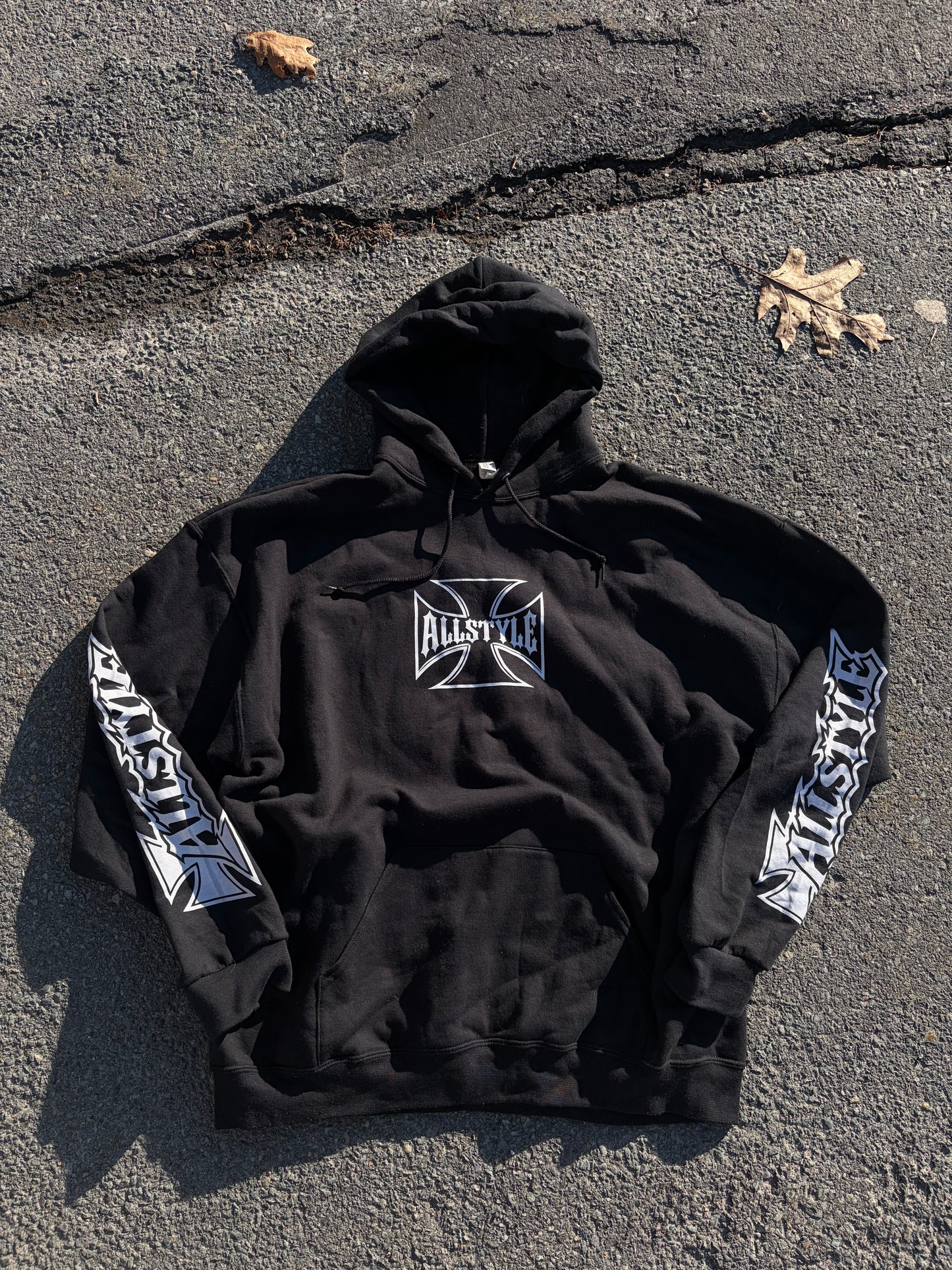 Allstyle chopper hoodie - black