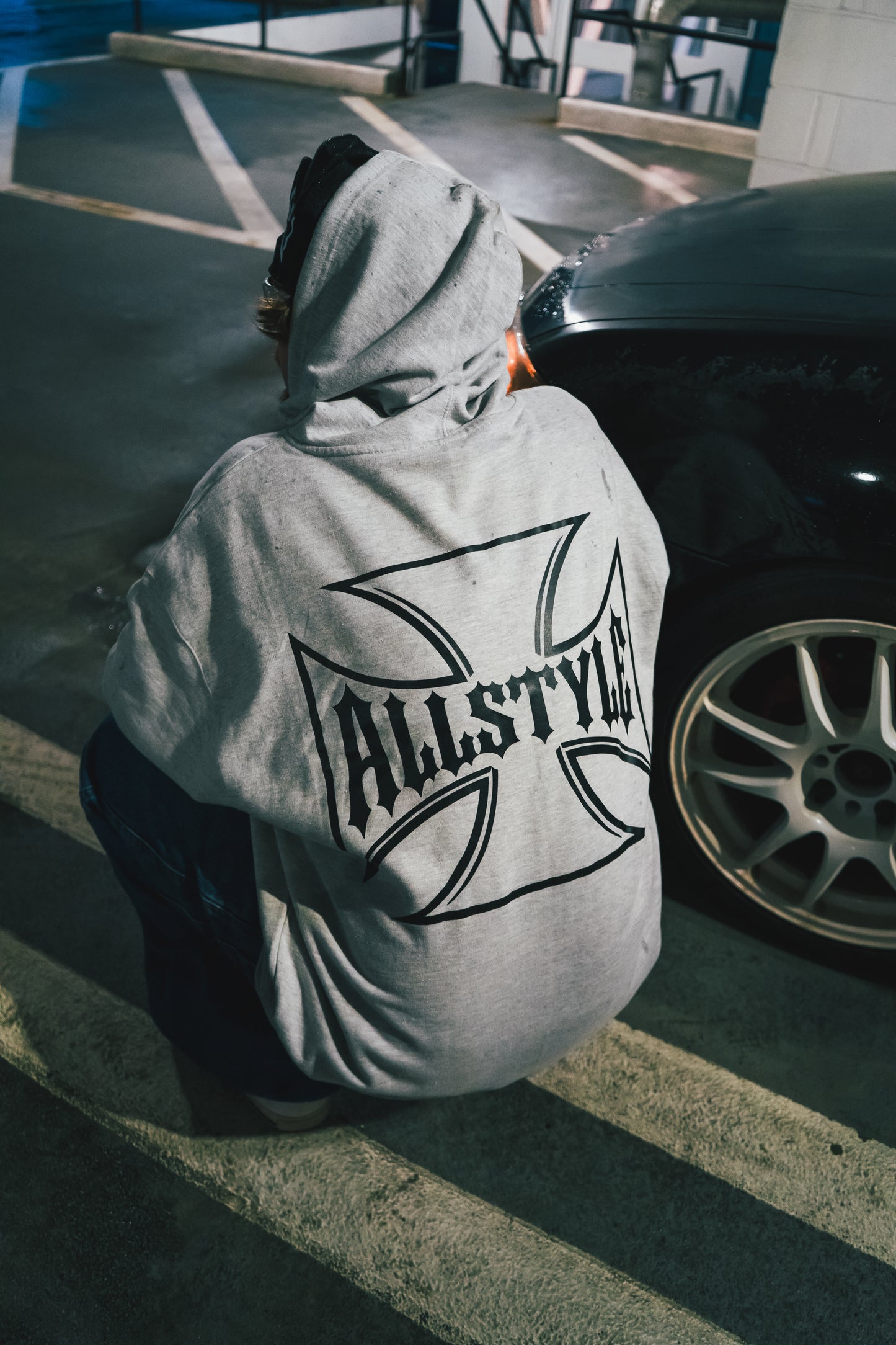 Allstyle chopper hoodie - grey