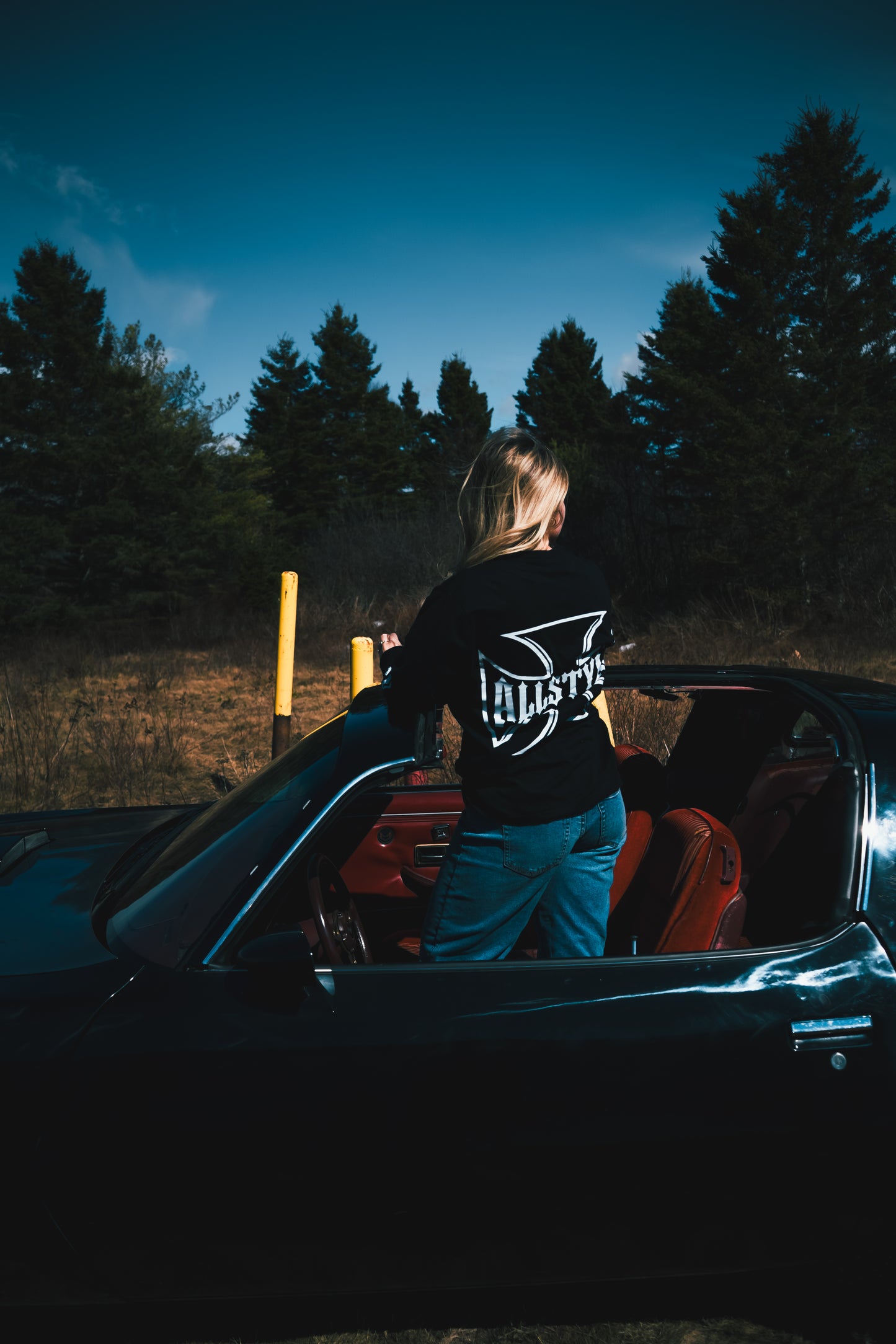 Allstyle chopper long sleeve - black